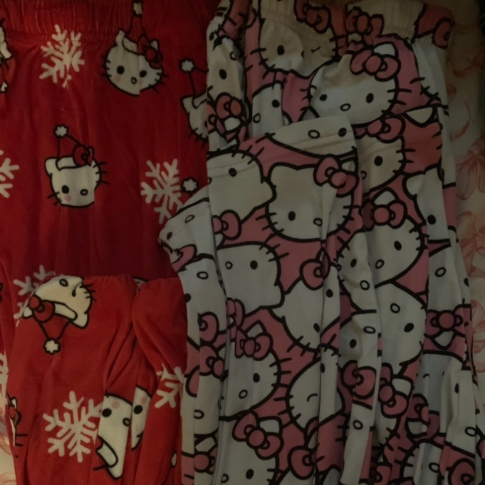 Hello kitty large Pj pants bundle